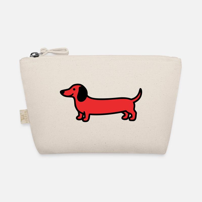 Hunting Dog Dachshund Profile Vector Organic Pouch