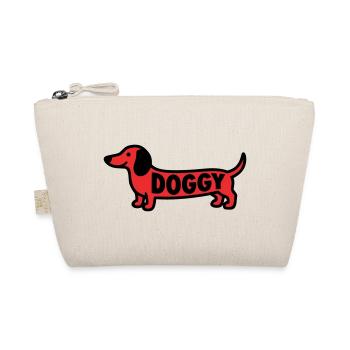 Dachshund Dog Doggy Saying Red - Organic Pouch - nature - Front