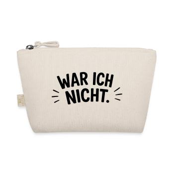 War ich nicht - Bio-Täschchen - Natur - Vorne