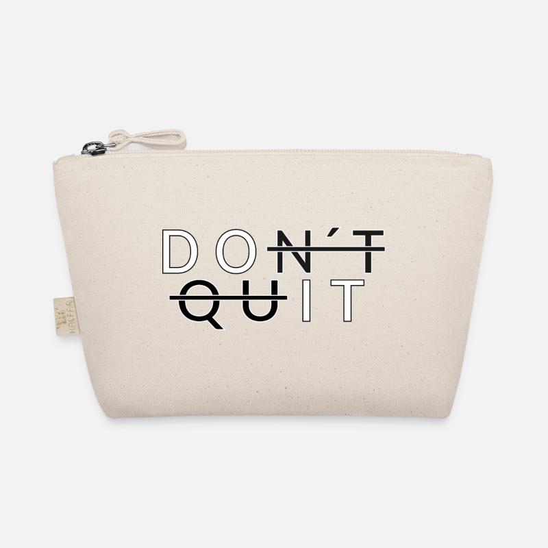 Don ́t Quit _Do It - Organic Pouch - nature