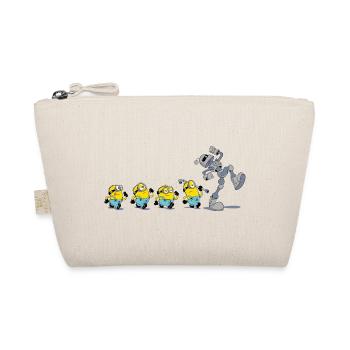 Minions In A Row With Robot - Organic Pouch - nature - Front