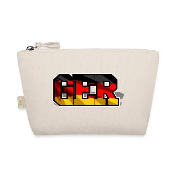 Germany GER Block Writing Football Shirt - Organic Pouch - nature - Front