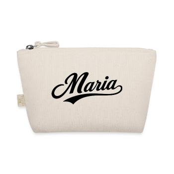 Maria Name Geschenk Erste Letzte Familie - Bio-Täschchen - Natur - Vorne