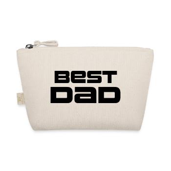 Bester Vater, bester schwarzer Vater - Bio-Täschchen - Natur - Vorne
