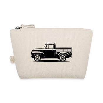 Alter Vintage Farm Pickup Truck - Bio-Täschchen - Natur - Vorne