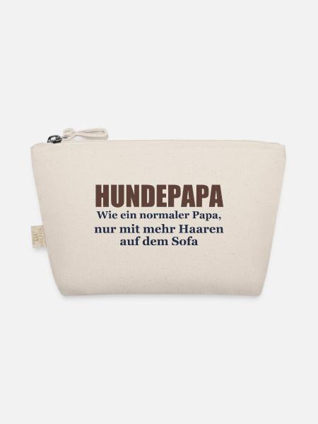 Hundepapa – Wie ein normaler Papa - Bio-Täschchen - Natur
