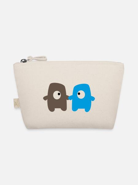 Monsters in love - Organic Pouch - nature - Front