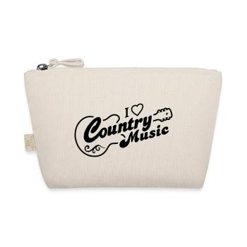 J'aime la musique country GUITARE - Trousse biologique - nature - Devant