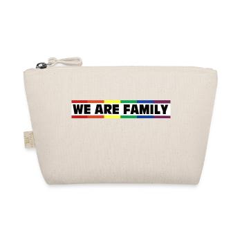 We are Family - Rainbow&Pride - Bio-Täschchen - Natur - Vorne