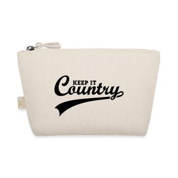 KEEP IT COUNTRY OLD SCHOOL - Bio-Täschchen - Natur - Vorne