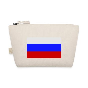 Russland, Russia, Fahne, Flagge - Bio-Täschchen - Natur - Vorne