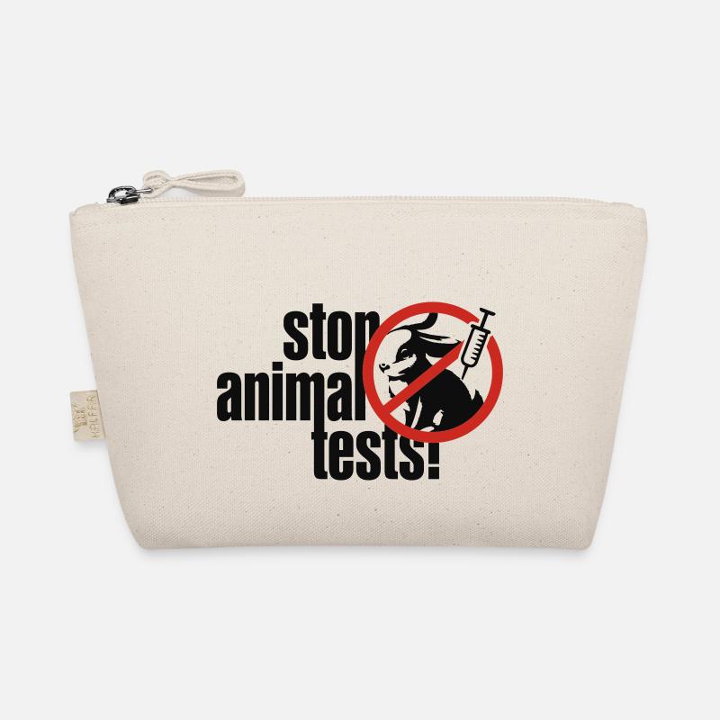 STOP ANIMAL TESTING Organic Pouch