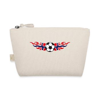 Football Flames (Norway) - Organic Pouch - nature - Front
