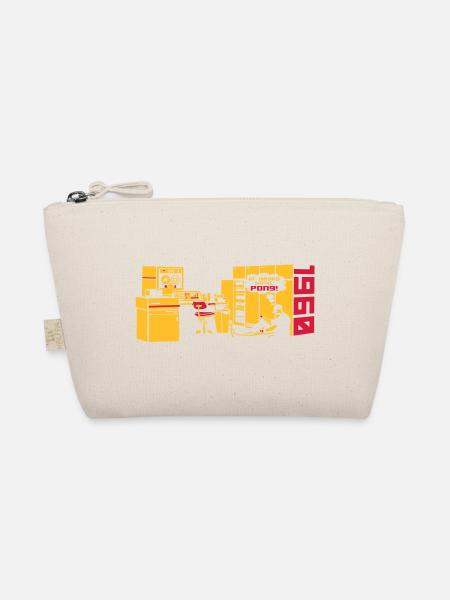 pong1960_2c - Organic Pouch - nature - Front