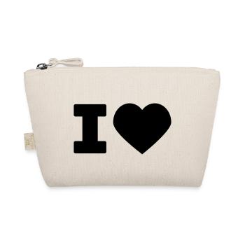 i love - Bio-Täschchen - Natur - Vorne