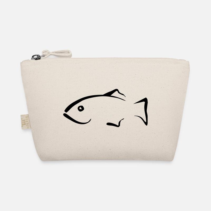 Fisch - Bio-Täschchen - Natur