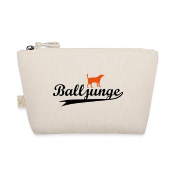 Ball boy two-color - Flex / Flock - Organic Pouch - nature - Front