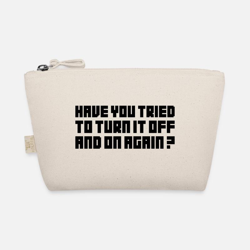 Turn it off and on again - Bio-Täschchen - Natur