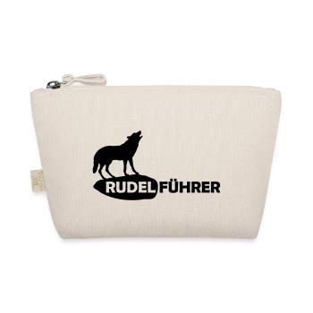 Rudelführer Wolf Alphatier Leitwolf Papa - Bio-Täschchen - Natur - Vorne