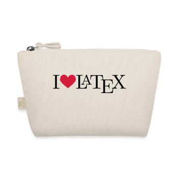 I love LaTeX - Trousse biologique - nature - Devant