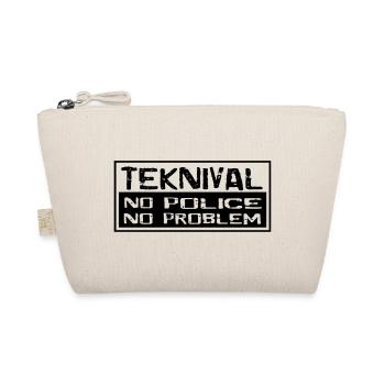 teknival no police no pro - Bio-Täschchen - Natur - Vorne