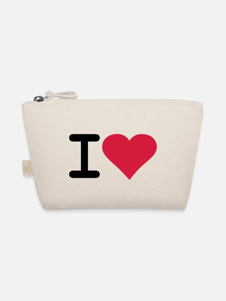 love2 - Bio-Täschchen - Natur - Vorne