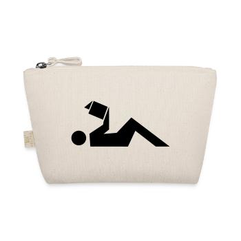 Lese Junkie Icon - Bio-Täschchen - Natur - Vorne