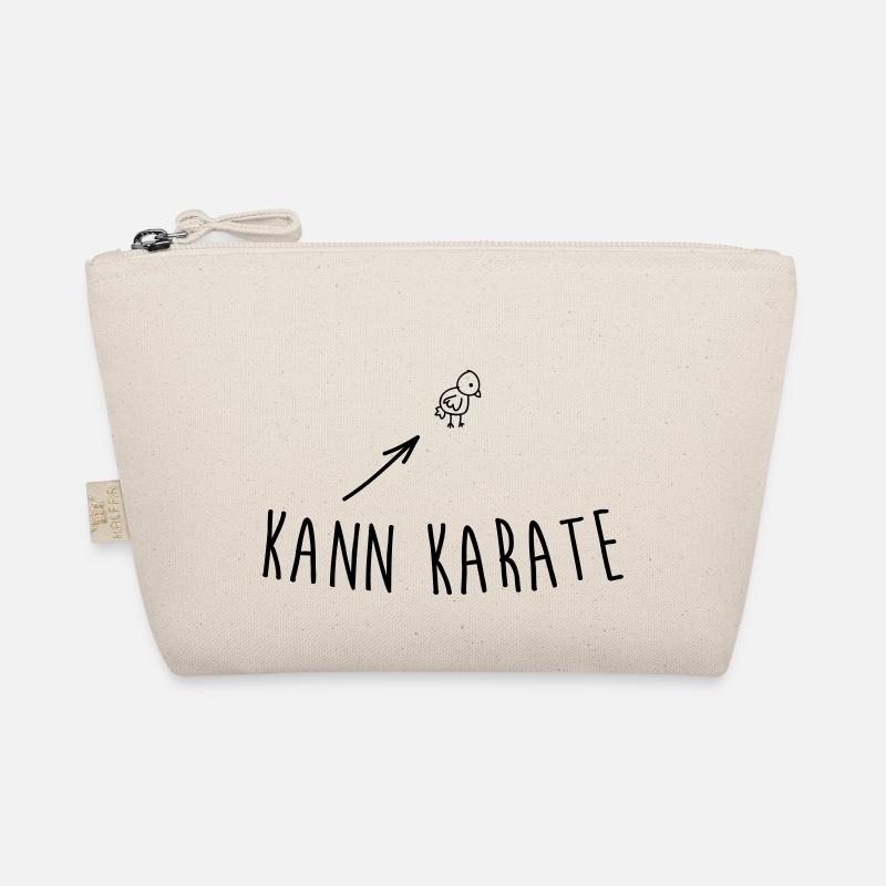 Kleines Hühnchen kann Karate - Bio-Täschchen - Natur
