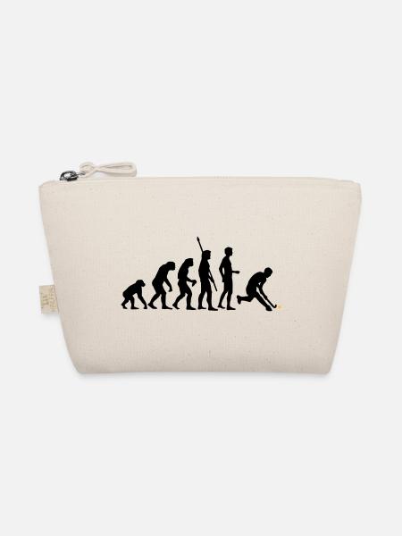 evolution_herren_hockey_2c - Bio-Täschchen - Natur - Vorne