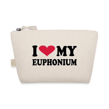 I Love My EUPHONIUM - Bio-Täschchen - Natur - Vorne
