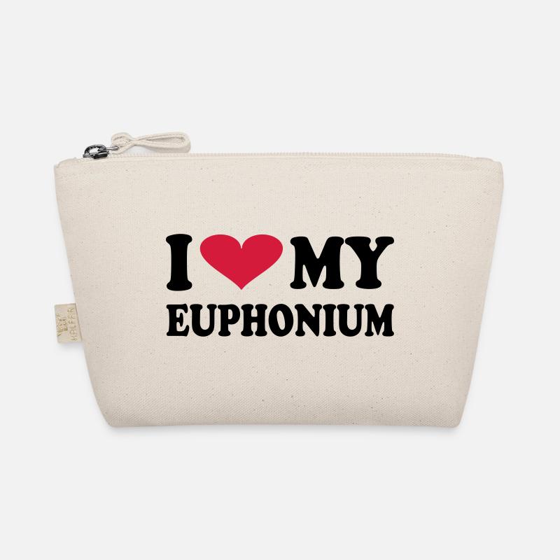 I Love My EUPHONIUM - Bio-Täschchen - Natur