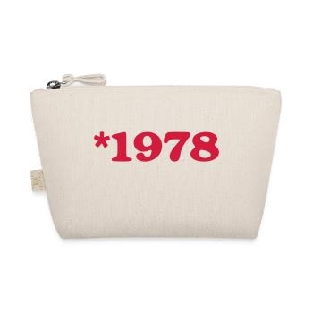 Geburtstag - geboren im Jahr *1978 - Bio-Täschchen - Natur - Vorne