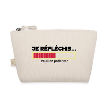 JE Réfléchis,drôle,citations,humour,formes - Trousse biologique - nature - Devant