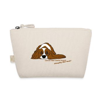 Cavalier liegend - Bio-Täschchen - Natur - Vorne