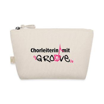 Chorleiterin mit GROOVE - Bio-Täschchen - Natur - Vorne
