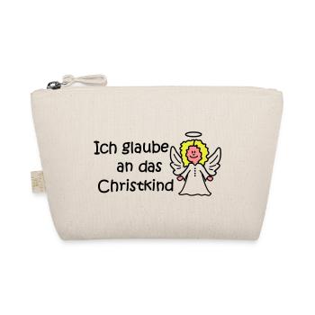Ich glaube an das Christkind - Bio-Täschchen - Natur - Vorne