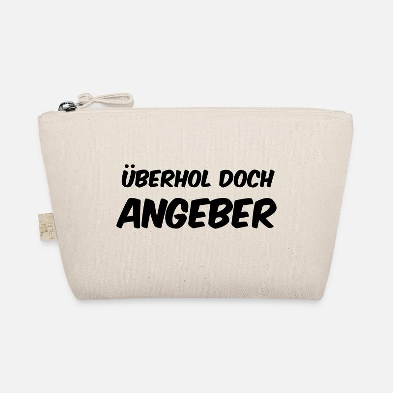 Überhol doch Angeber - Bio-Täschchen - Natur