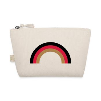 regenbogen_deutsch - Bio-Täschchen - Natur - Vorne