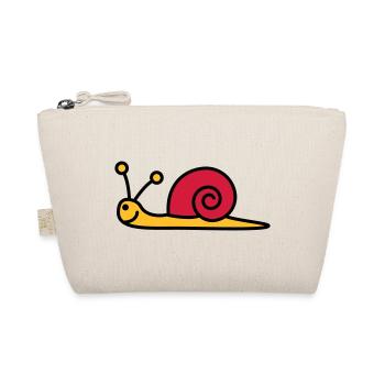 schnecke_3c - Organic Pouch - nature - Front