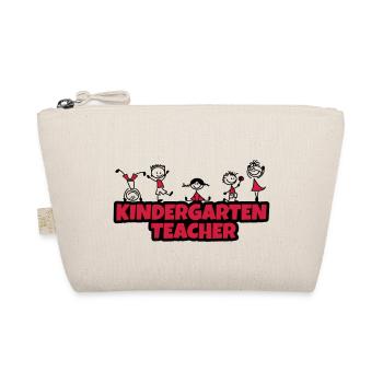 kindergarten teacher - Bio-Täschchen - Natur - Vorne