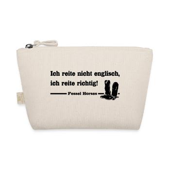 Westernreiter - Bio-Täschchen - Natur - Vorne