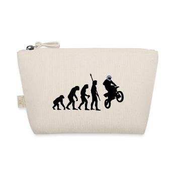 evolution_motorbike_stunt_a_2c - Organic Pouch - nature - Front