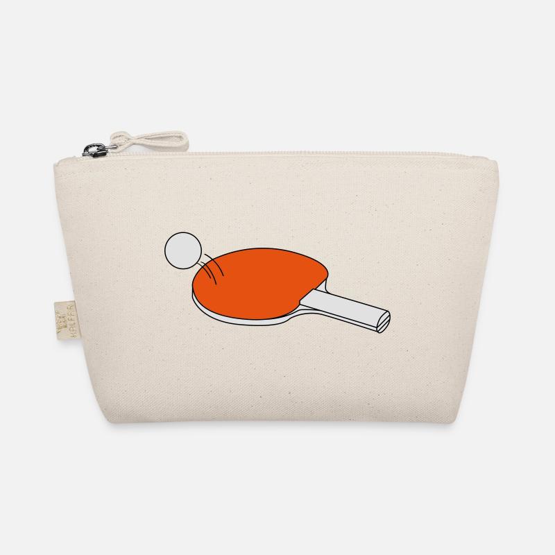 Tischtennis - Bio-Täschchen - Natur