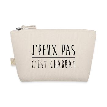 Je peux pas c'est chabbat - Trousse biologique - nature - Devant