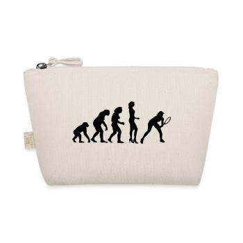 evolution_female_tennis_a_1c - Bio-Täschchen - Natur - Vorne