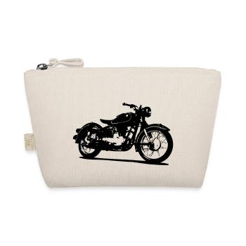Moto classique vélo015 - Trousse biologique - nature - Devant