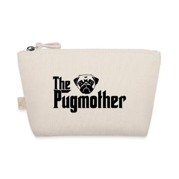 Pugmother Pug \Design for Dog Lovers - Organic Pouch - nature - Front
