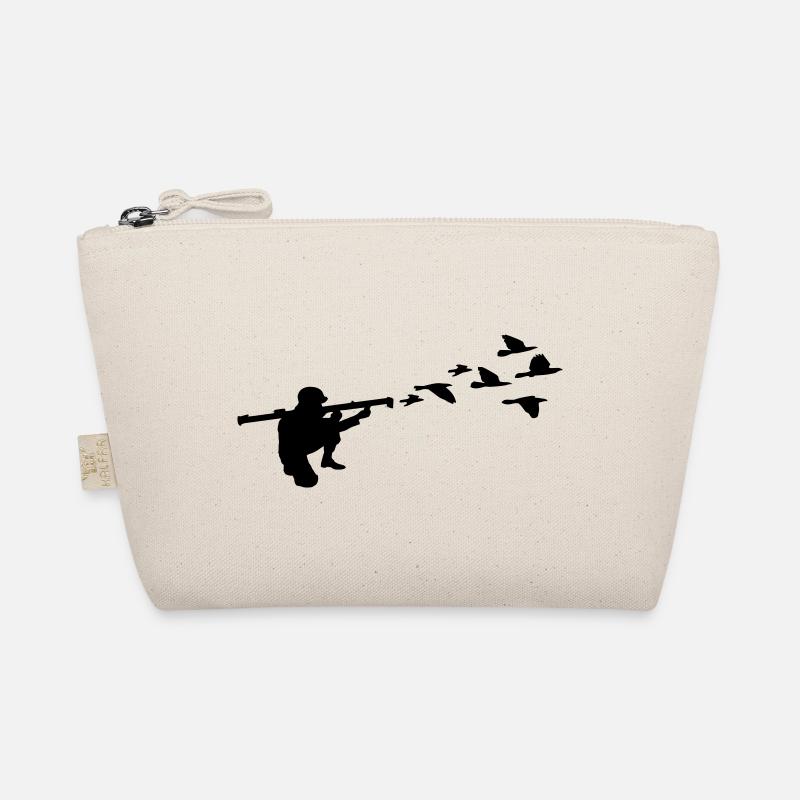 free-flying birds bazooka soldier Organic Pouch