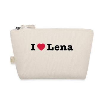 I Love Lena 1 - Bio-Täschchen - Natur - Vorne
