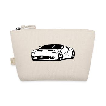 White sport car - Organic Pouch - nature - Front